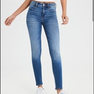 High Waisted American Eagle Skinny Jeans